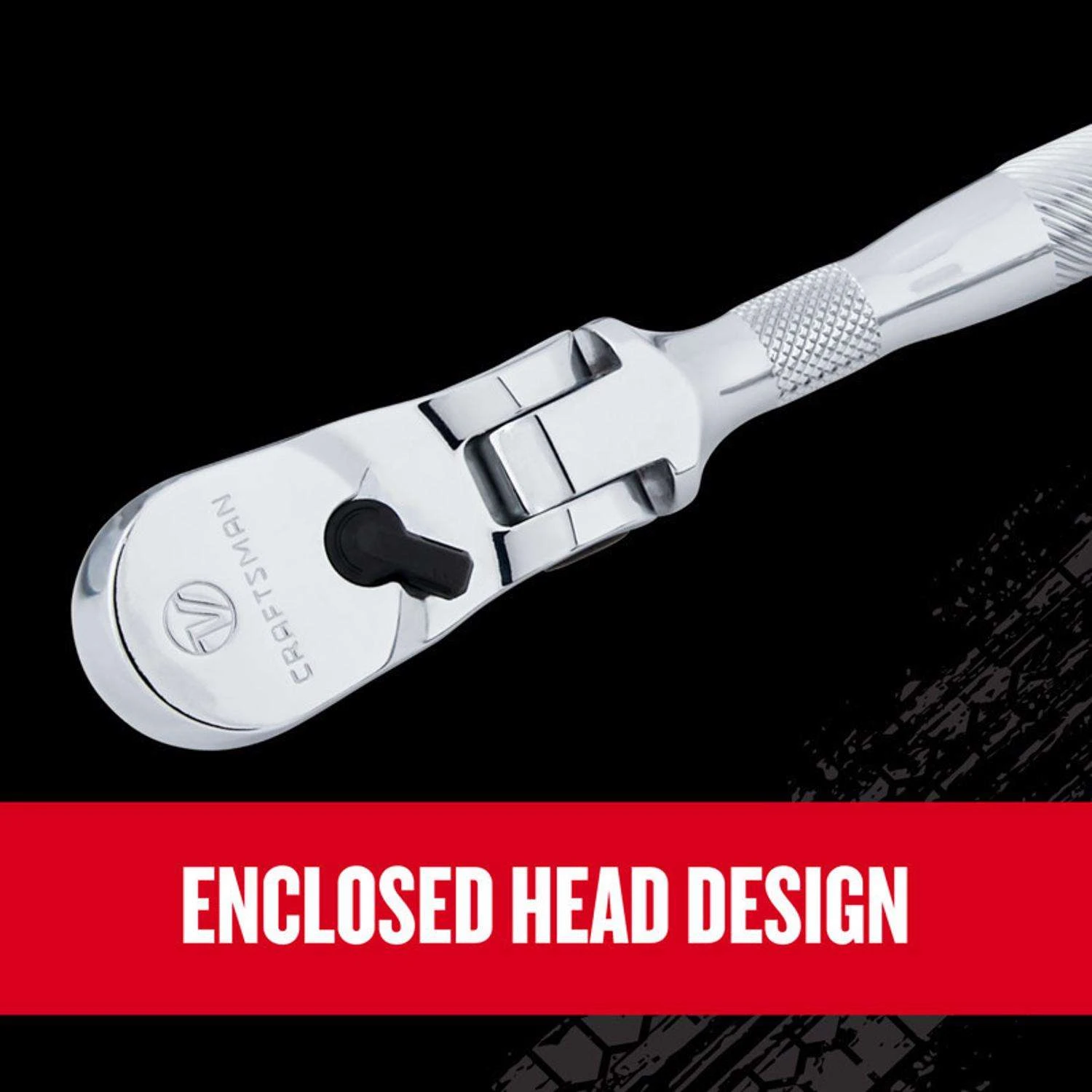 Craftsman V-Series 1/2, 1/4 And 3/8 In. Drive Flex Head Ratchet Set - Image 4