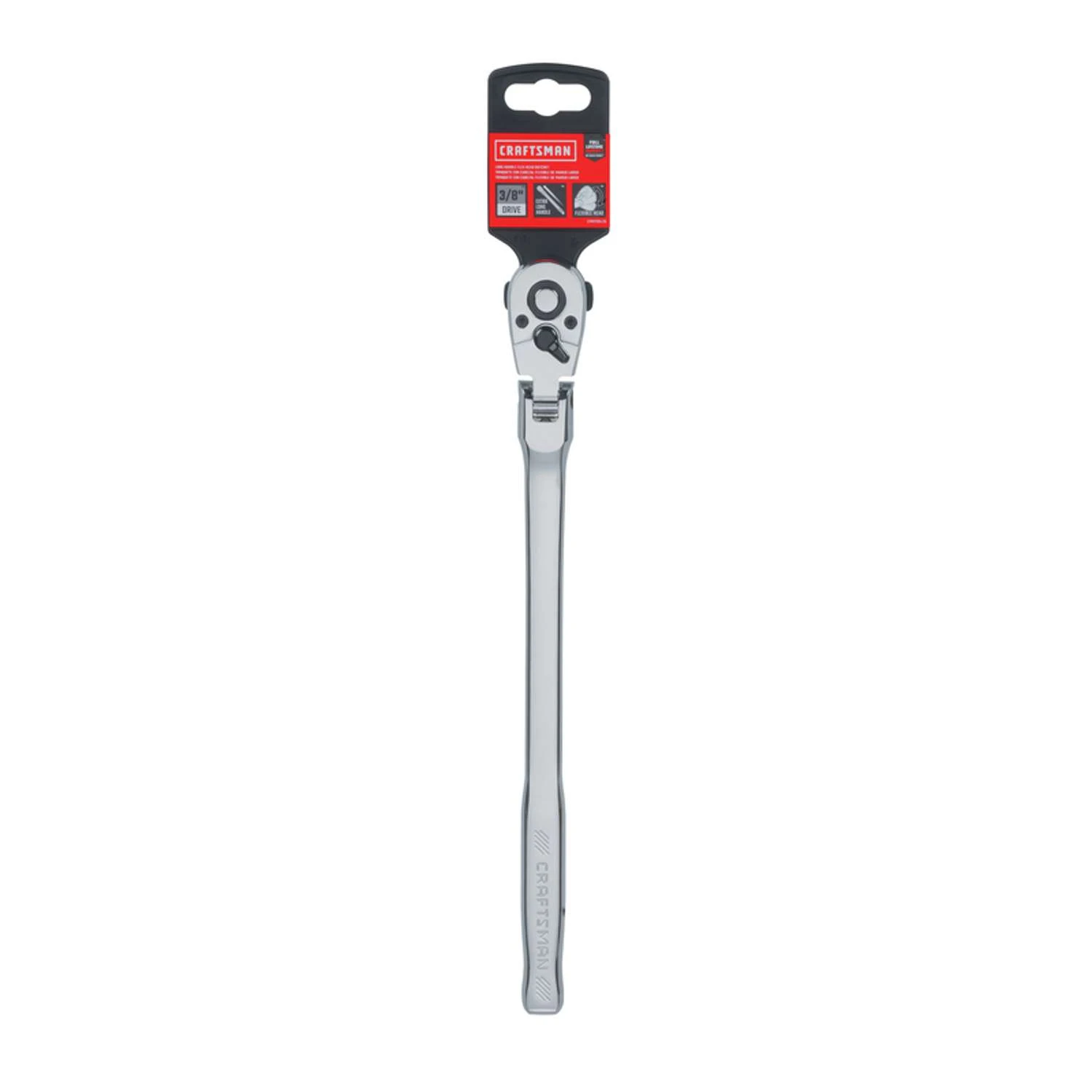 Craftsman 3/8 In. Drive Quick Release Flex Head Ratchet 72 Teeth - Image 2