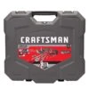 Craftsman OVERDRIVE 1/4 And 3/8 In. Drive Metric/SAE 6 Point Mechanic's Tool Set 99 Pc