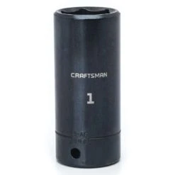 Craftsman 1 In. X 1/2 In. Drive SAE 6 Point Deep Deep Impact Socket 1 Pc
