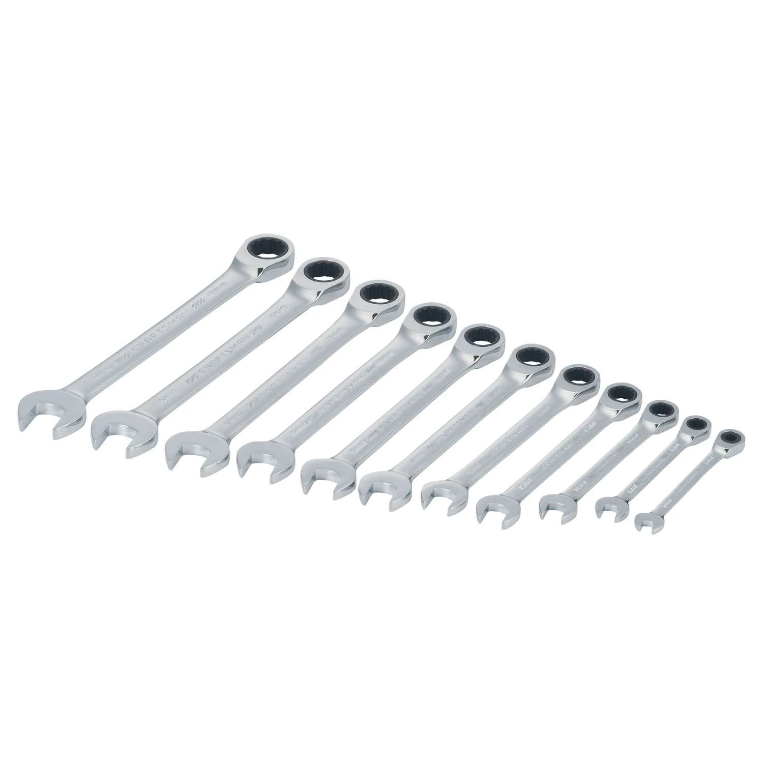 Craftsman Metric Ratcheting Combination Wrench Set 11 Pc - Image 2
