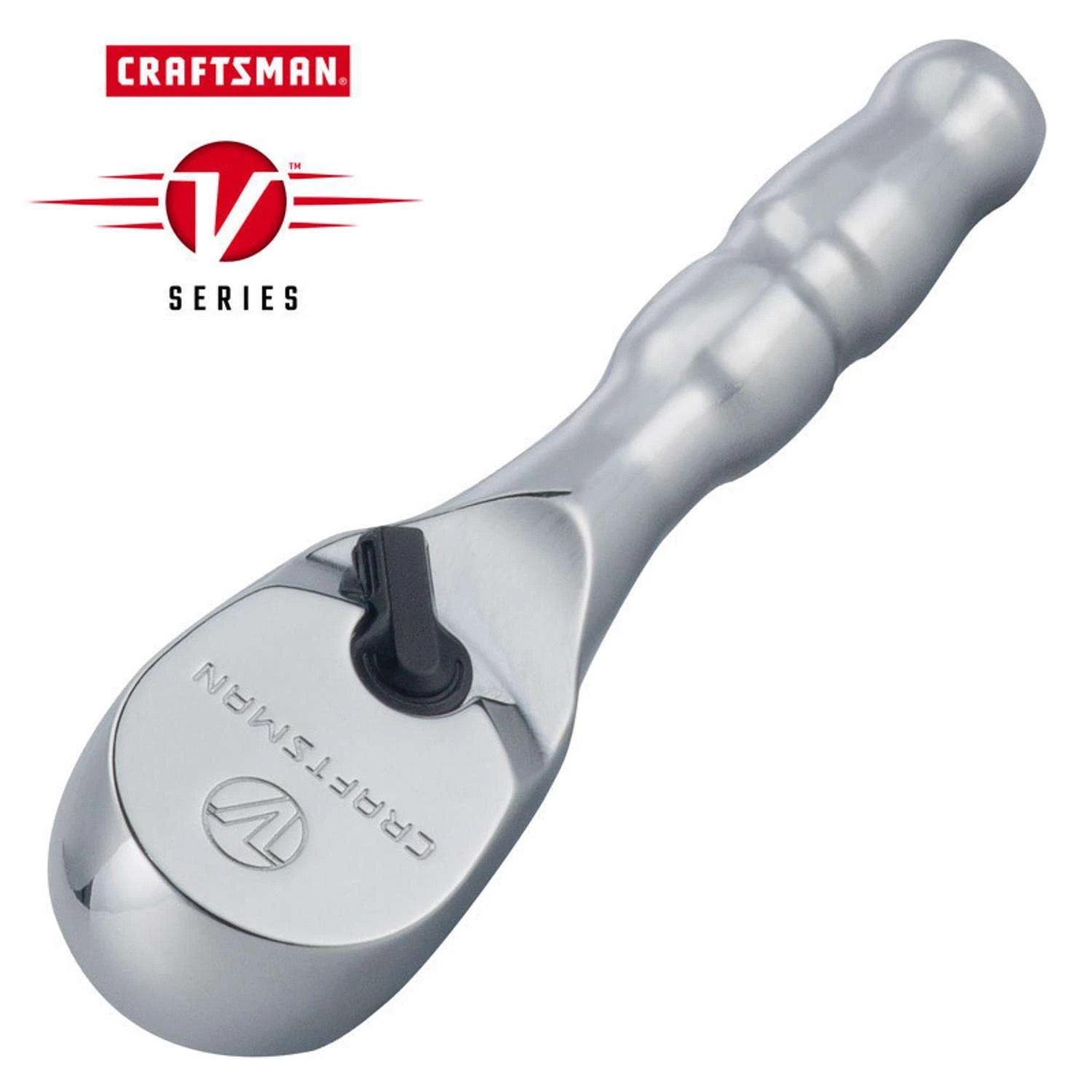 Craftsman V-Series 3/8 In. Drive Stubby Ratchet 96 Teeth - Image 2