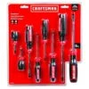 Craftsman Phillips/Slotted Multi-Bit Screwdriver Set 8 In. 8 Pc