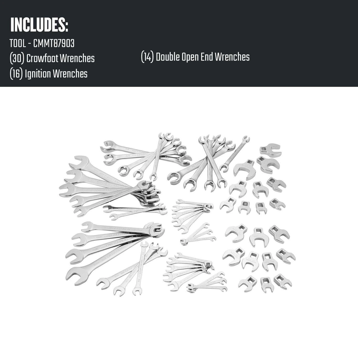 Craftsman Metric And SAE Wrench Set 60 Pc - Image 2