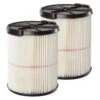 Craftsman 6.75 In. D General Purpose Wet/Dry Vac Cartridge Filter 5-20 Gal 2 Pc
