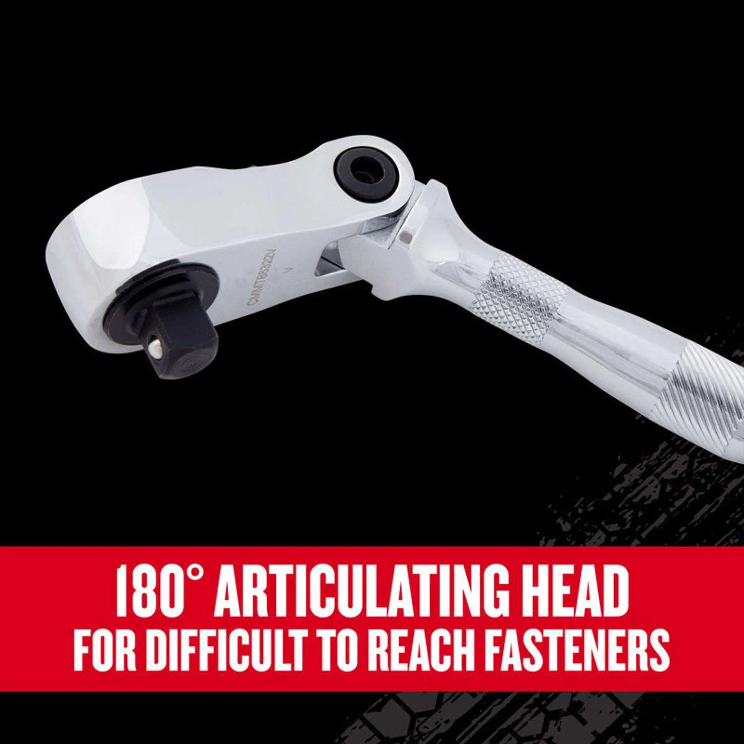 Craftsman V-Series 1/2, 1/4 And 3/8 In. Drive Flex Head Ratchet Set - Image 3