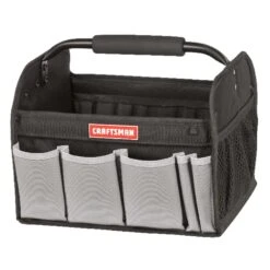 Craftsman 12 In. W X 10 In. H Ballistic Nylon Tool Tote 7 Pocket Black 1 Pc