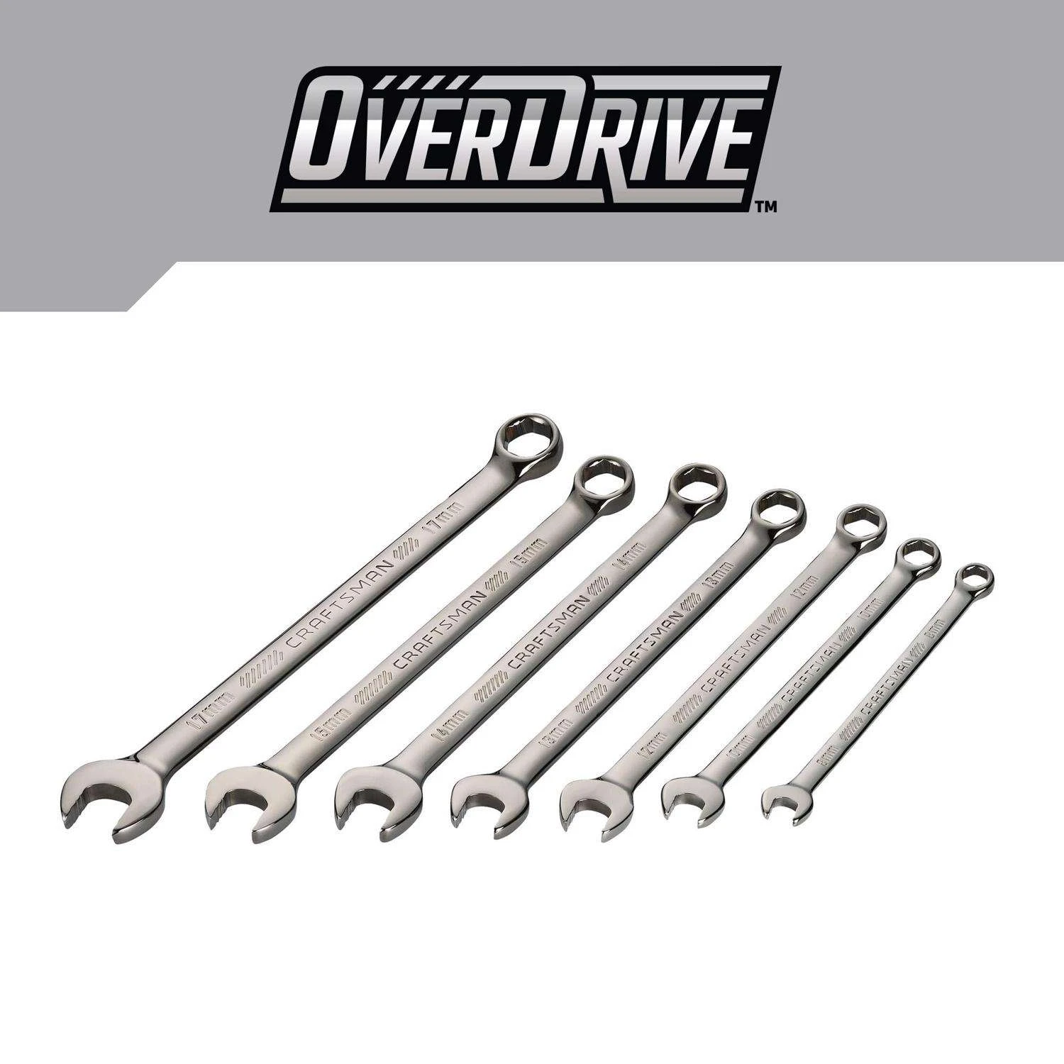Craftsman Overdrive 6 Point SAE Wrench Set 11 Pc - Image 3