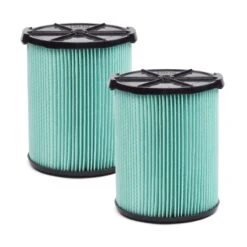 Craftsman 6.75 In. D HEPA Media Wet/Dry Vac Cartridge Filter 5-20 Gal 2 Pc