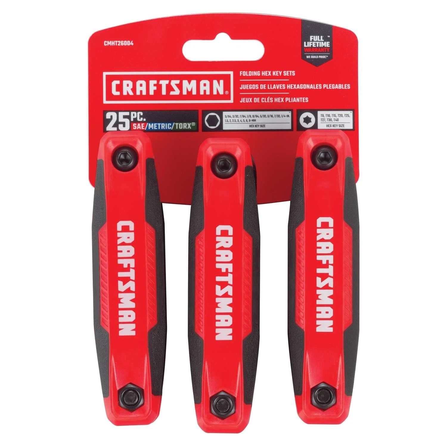 Craftsman Metric And SAE Fold-Up Hex Key Set 24 Pc - Image 2