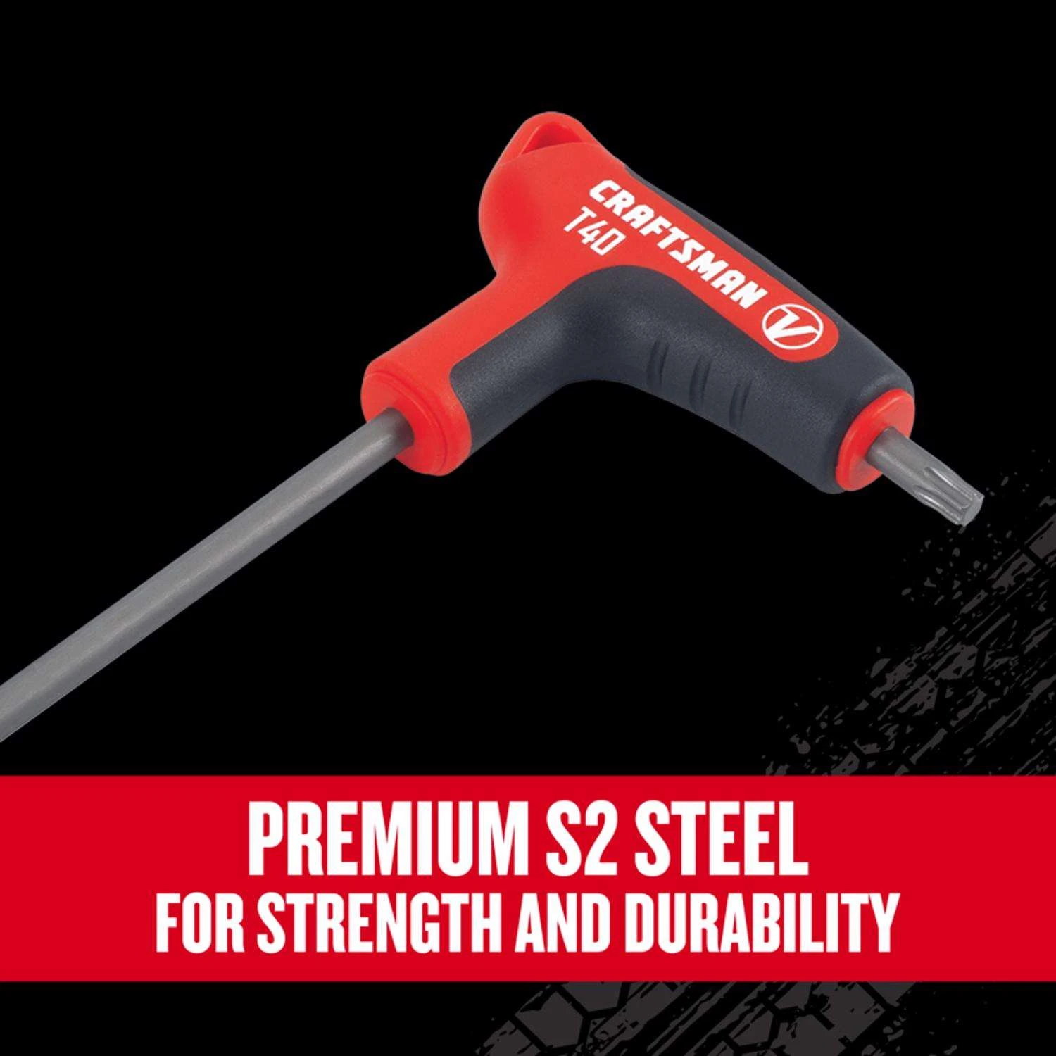 Craftsman V-Series X-Tract Technology Torx T-Handle Screwdriver Set 7 Pc - Image 4