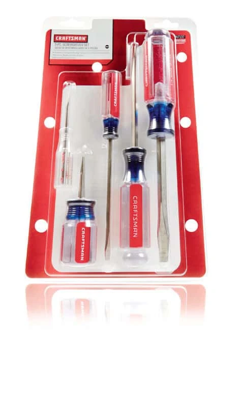 Craftsman Slotted Screwdriver Set 5 Pc - Image 3