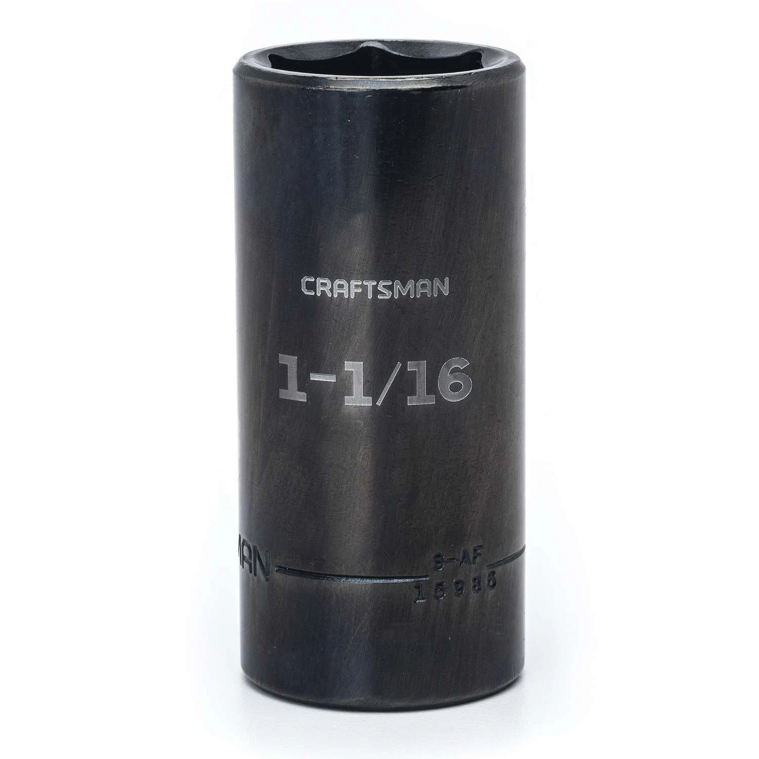 Craftsman 1-1/16 In. X 1/2 In. Drive SAE 6 Point Deep Deep Impact Socket 1 Pc