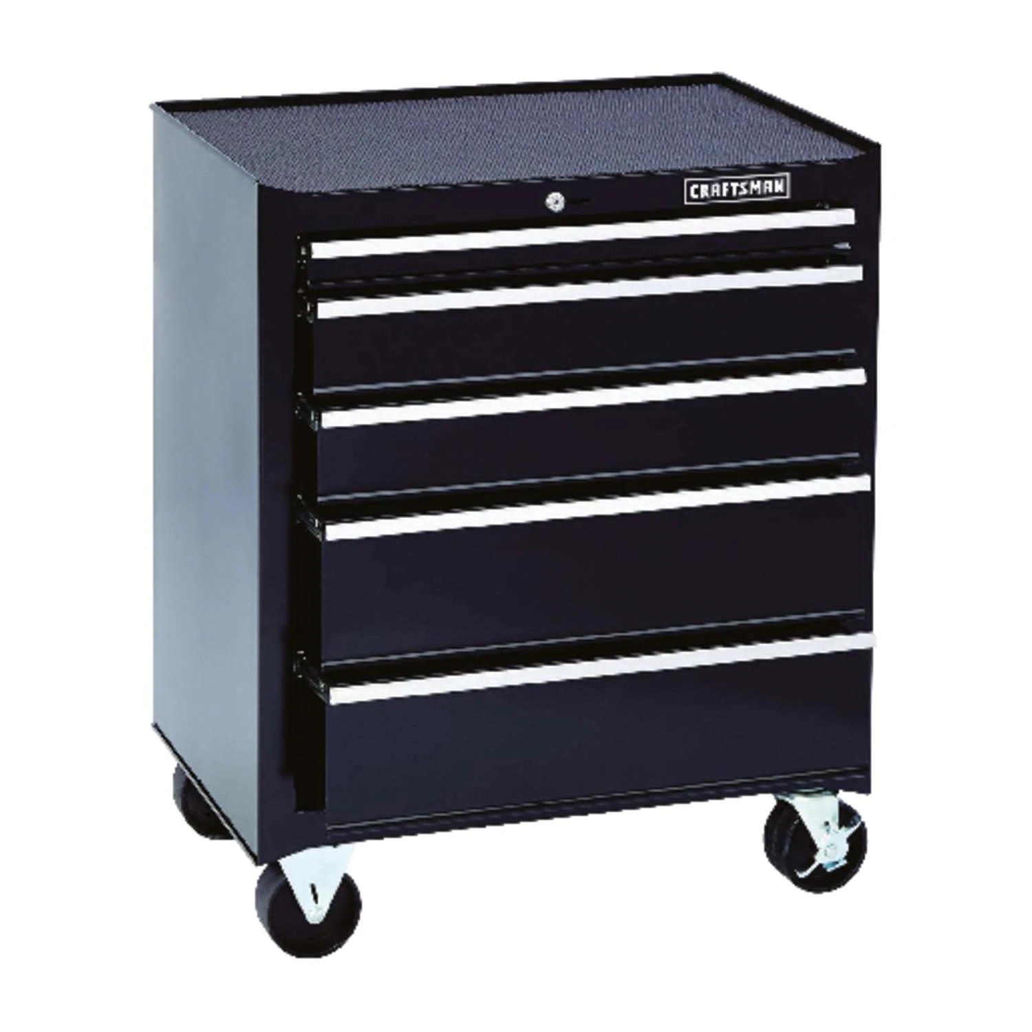 Craftsman 26 In. 5 Drawer Steel Rolling Tool Cabinet 32-1/2 In. H X 18 In. D