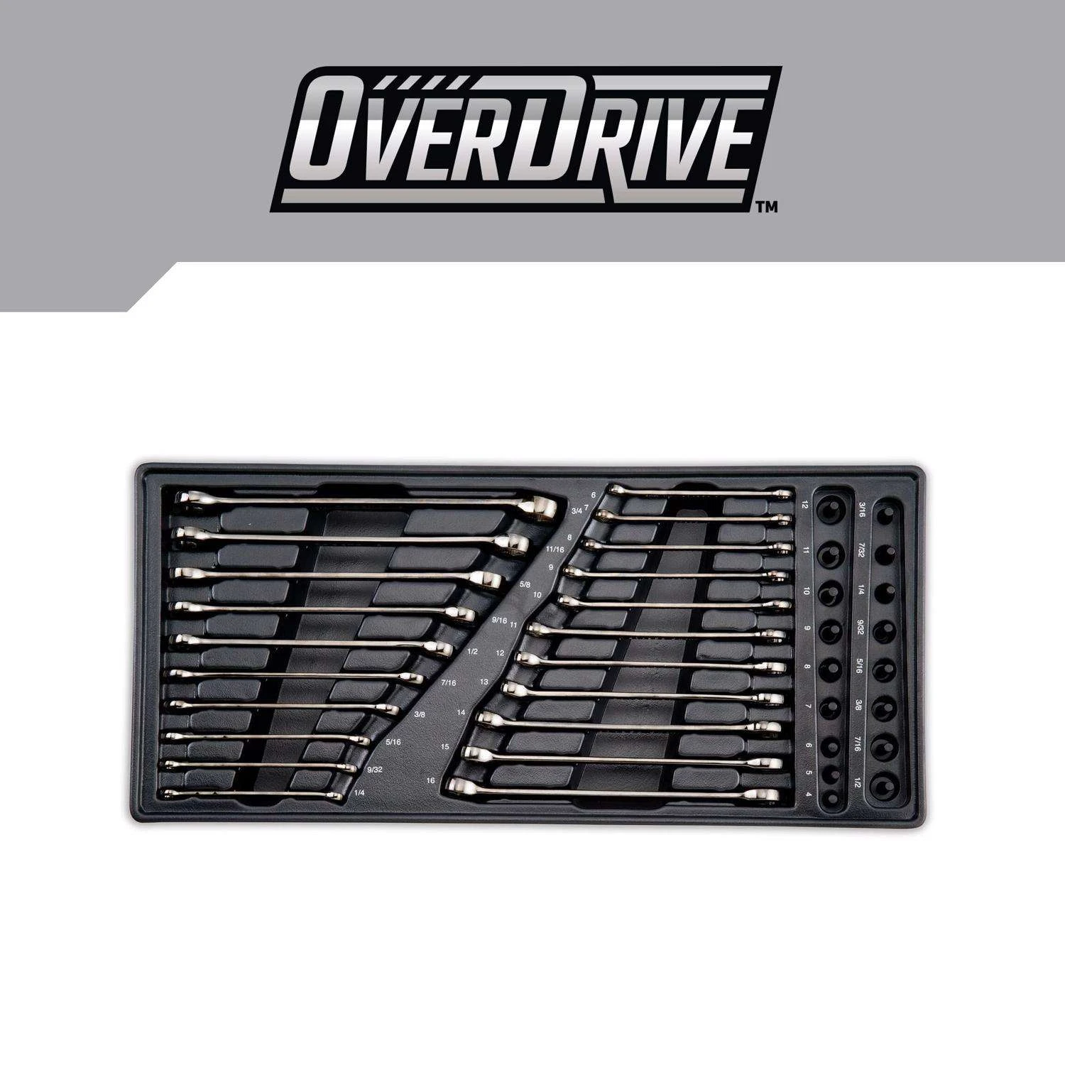 Craftsman OVERDRIVE 1/4 & 3/8 & 1/2 In. Drive Metric/SAE 6 Point Mechanic's Tool Set 284 Pc - Image 7