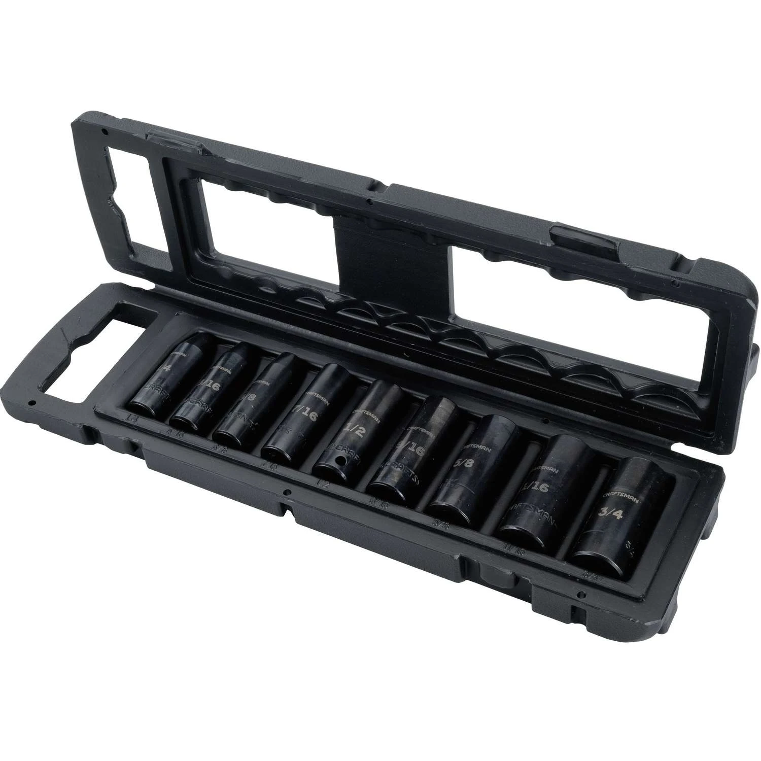 Craftsman 3/8 In. Drive SAE 6 Point Deep Impact Socket Set 9 Pc - Image 2
