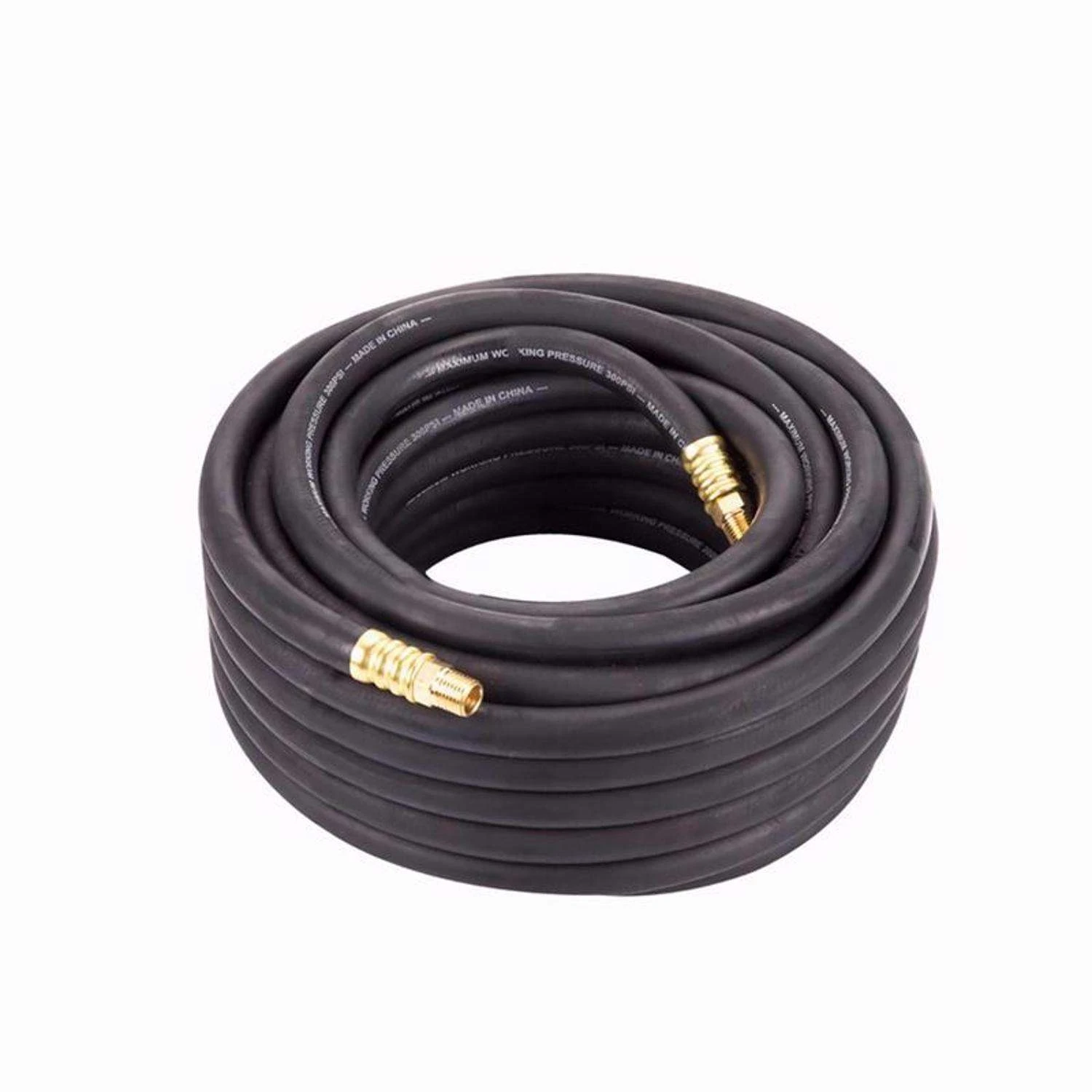 Craftsman 50 Ft. L X 3/8 In. D Rubber Air Hose 300 Psi Black