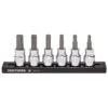 Craftsman V-Series X-Tract Technology 3/8 In. Drive SAE Hex Bit Socket Set 6 Pc