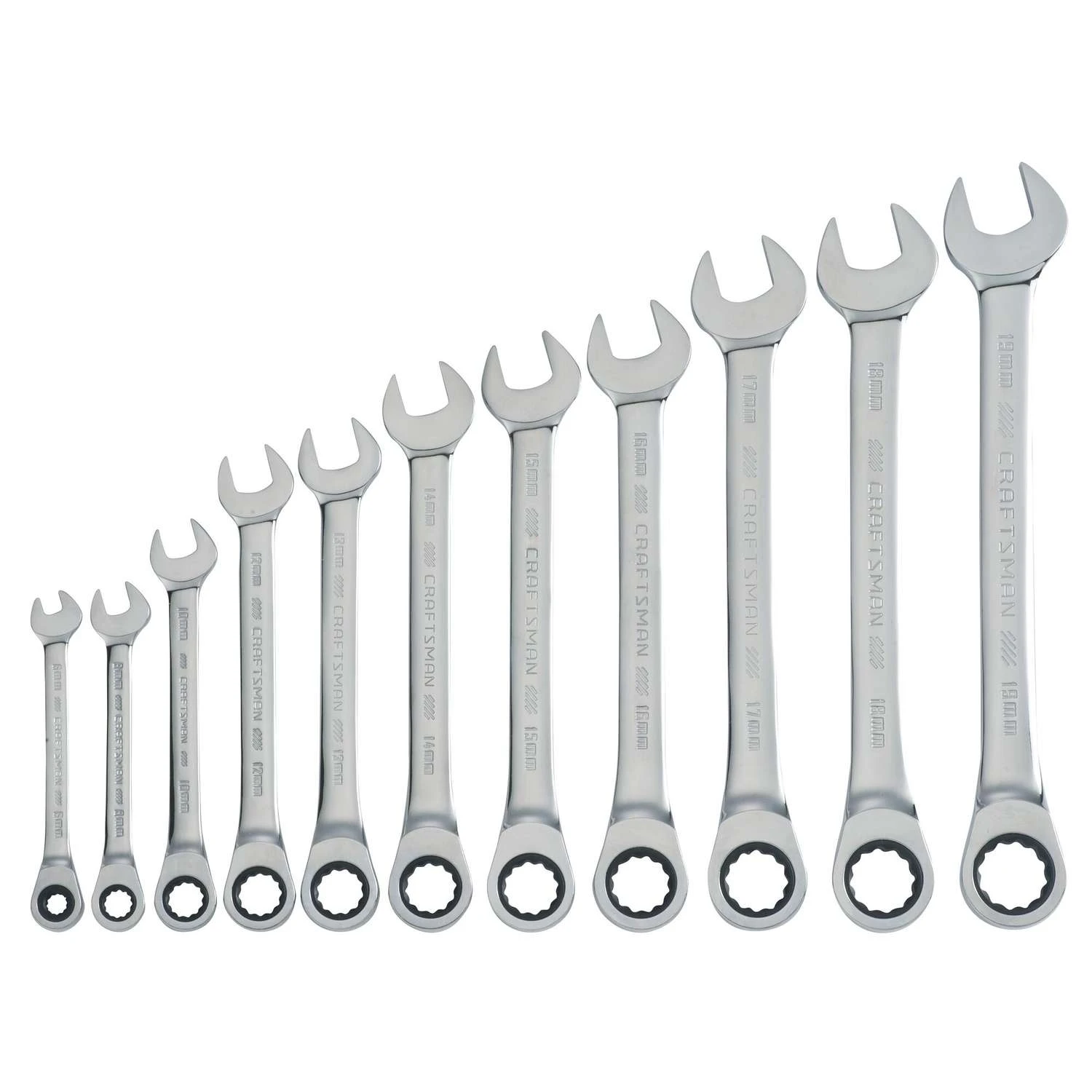 Craftsman Metric Ratcheting Combination Wrench Set 11 Pc