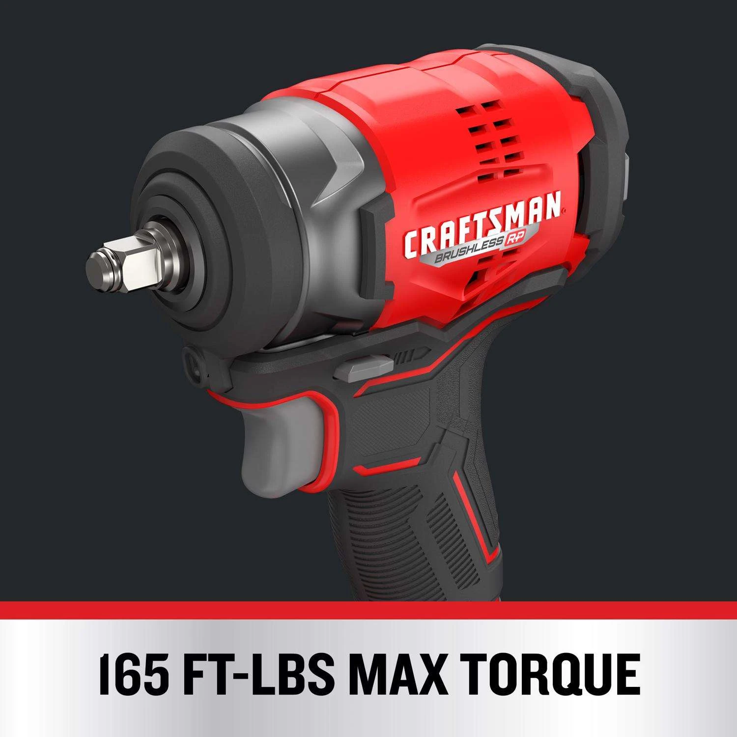 Craftsman V20 3/8 In. Cordless Brushless Impact Wrench Tool Only - Image 3