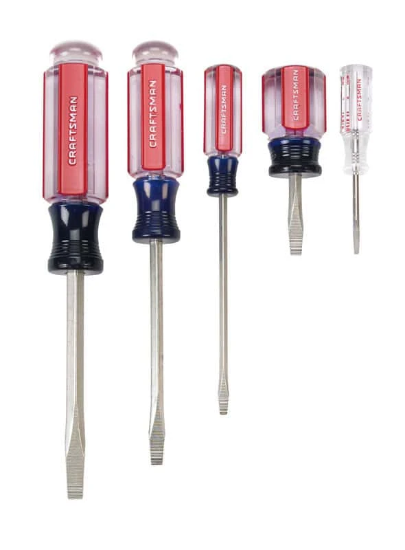 Craftsman Slotted Screwdriver Set 5 Pc - Image 2